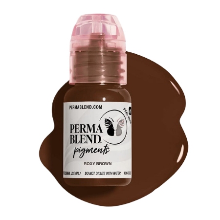 رنگ تاتو پرما بلند مدل رکسی رنگ قهوه ای حجم 15 میلی لیتر