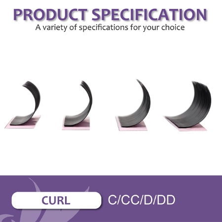 پالت مژه کاشت دنسینگ سوان فر CC، ضخامت 0.07 سایز 13