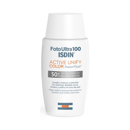 کرم ضد آفتاب ضد لک رنگی ایزدین مدل اکتیو یونیفا