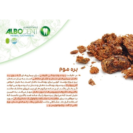 خمیر دندان آلبودنت مدل mint حجم 50 میلی لیتر