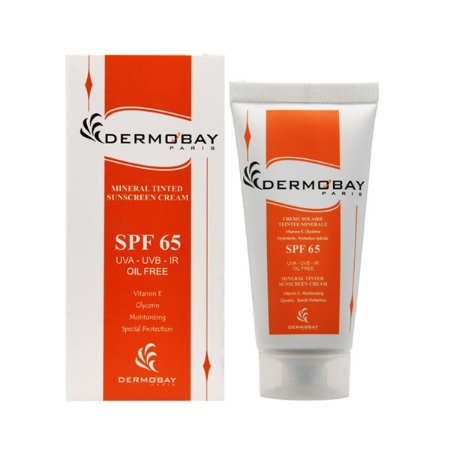 کرم ضد آفتاب درموبای SPF65 مناسب پوست های چرب حجم 50 میلی لیتر