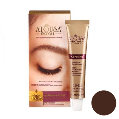 کیت رنگ ابرو آتوسا رویال قهوه ای روشن