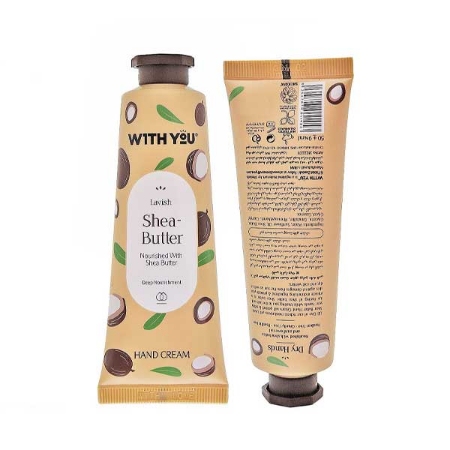 کرم مرطوب کننده دست حاوی روغن دانه شی باتر ویت یو